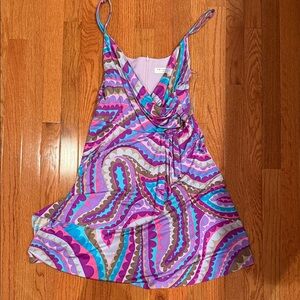 Trina Turk Multicolor Geometric Dress